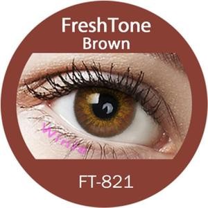 lentille fresh tone   brown (couleur maron) FT-821