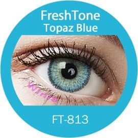 lentille fresh tone TOPAZ BLUE  FT-813