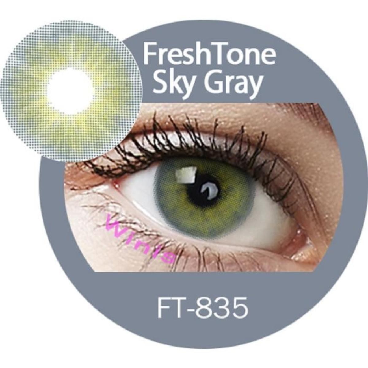 lentille fresh tone SKY GRAY  FT-828